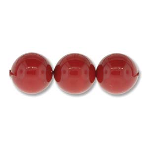 Pearls 3mm - Coral Red