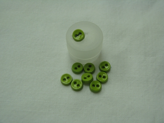 Tiny Buttons - 1/4" Lime