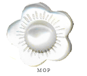 MOP Flower - shanked - 1/2"